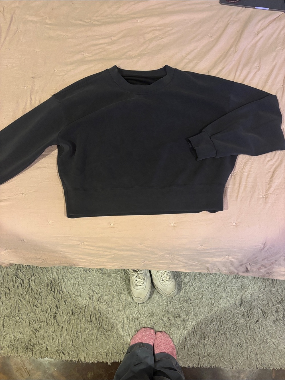 lululemon athletica navy (almost black) Boxy Crewneck Sweatshirt